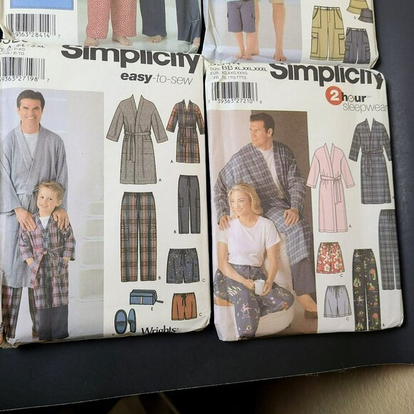 Lot (9) Simplicity Sewing Patterns Family Mom Women Children Boy Girl Dad Father - Picture 6 of 7